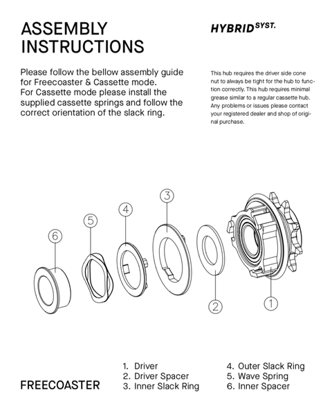 Shift FC/CS (Hybrid System) Rear Hub