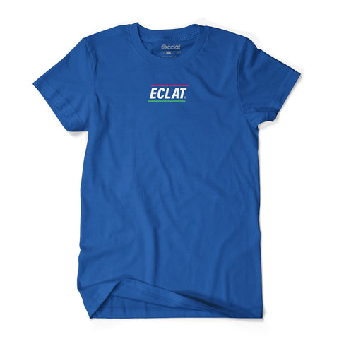 Pizza Place Embroidery T-Shirt (Blue)