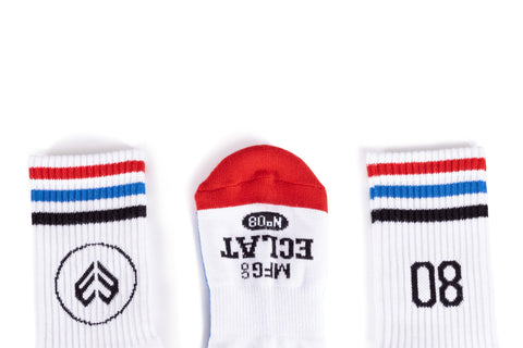 08 Socks White