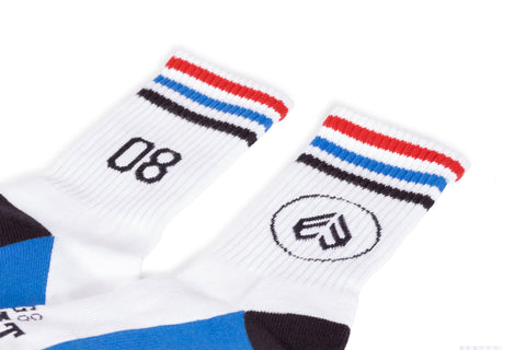 08 Socks White