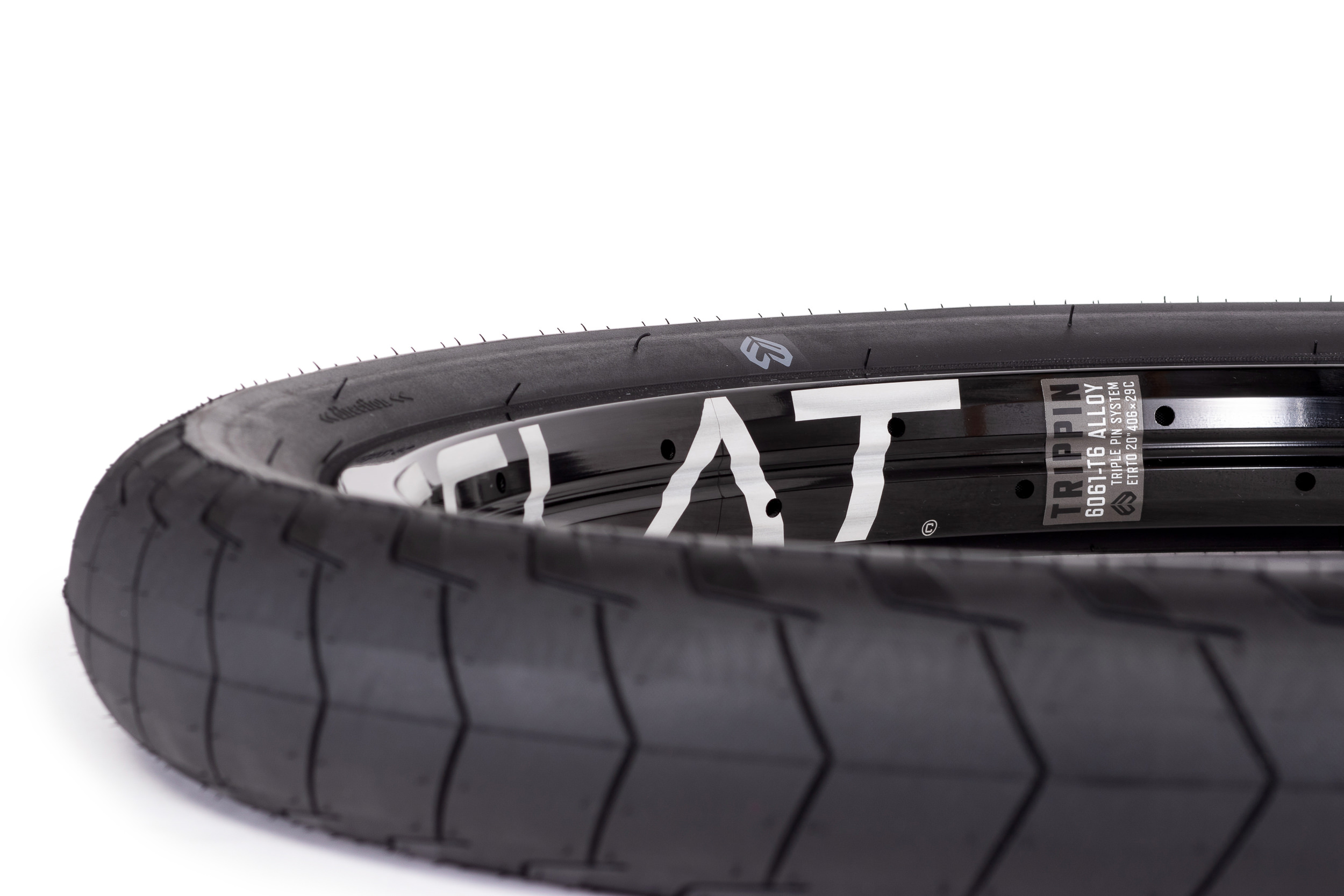 Black Eclat BMX Tyre Decoder 20 x 2.40-60TPI 